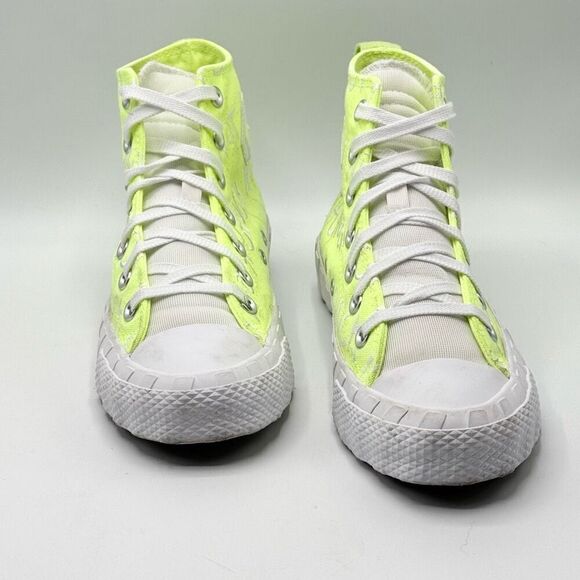 Converse Chuck 70 HI UNT1TL3D in Neon Yellow - Women’s US 5 - Picture 3 of 10